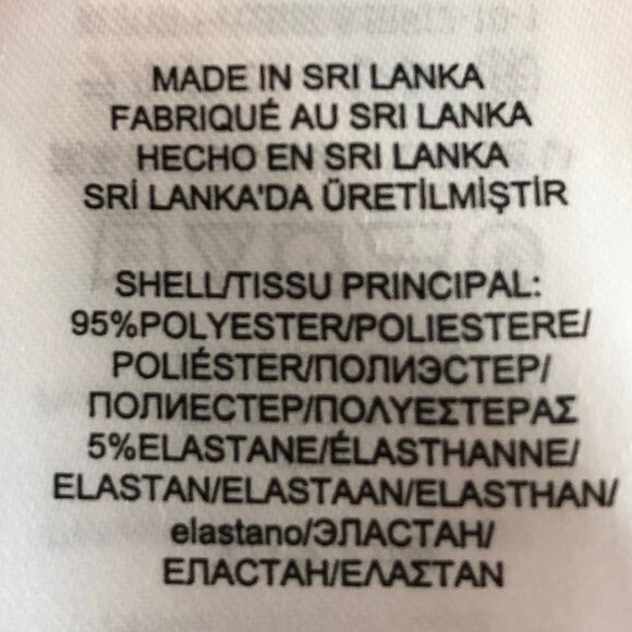 Lauren Ralph Lauren V Neck Faux Wrap Print Dress w Side Ruching Gray + Wht Sz 10 - Picture 11 of 13